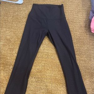 Lululemon cropped black leggings align